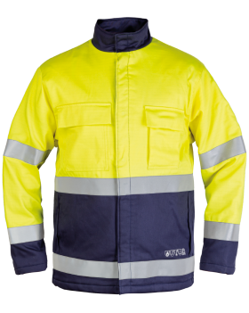 Wattierte Multischutzjacke High-Vis