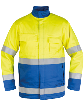 Wattierte Multischutzjacke High-Vis