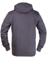 Hoodie-Sweatshirt V-WORK (grau) - Rückseite