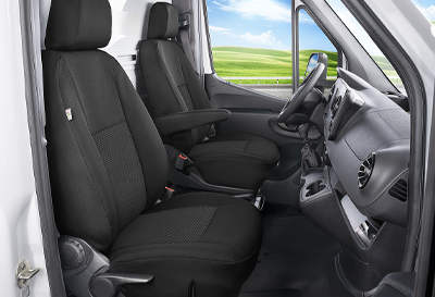 Passgenaue Bezüge für die erste Sitzreihe 1+1  TAILOR MADE