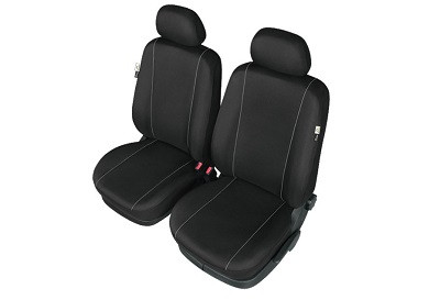 Gut angepasste Bezüge für die Vordersitze SOLID