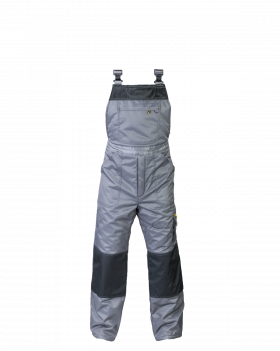 Wattierte WORK-Latzhose 6814